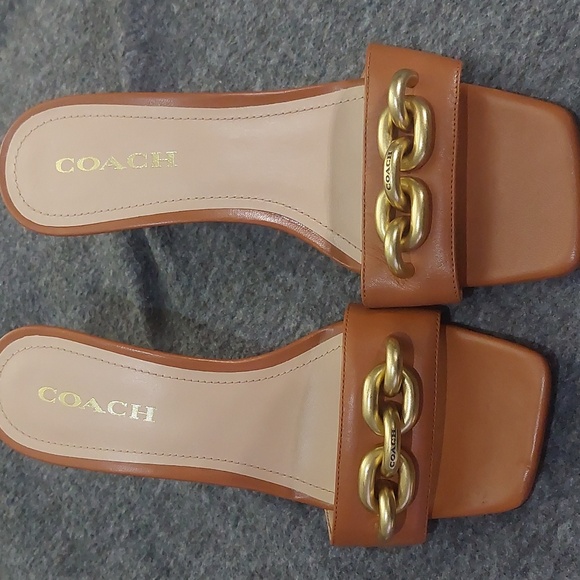 Coach Elsie mule amber size 9 - Picture 4 of 7